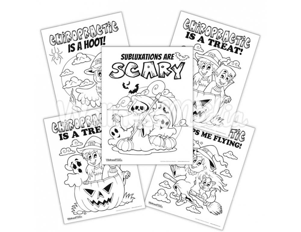 1000x773 Chiropractic Coloring Books