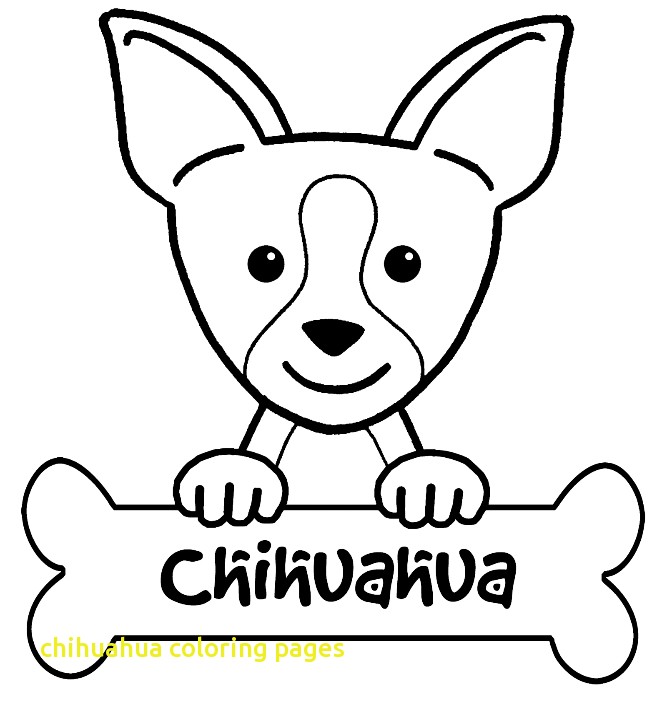 667x705 Chihuahua Coloring Pages With Chihuahua Coloring Page For Kids