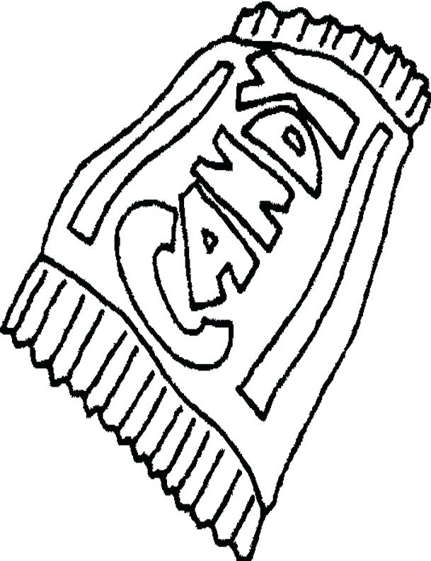 609x792 Candy Coloring Pages Candy Bar Coloring Pages Printable Candy