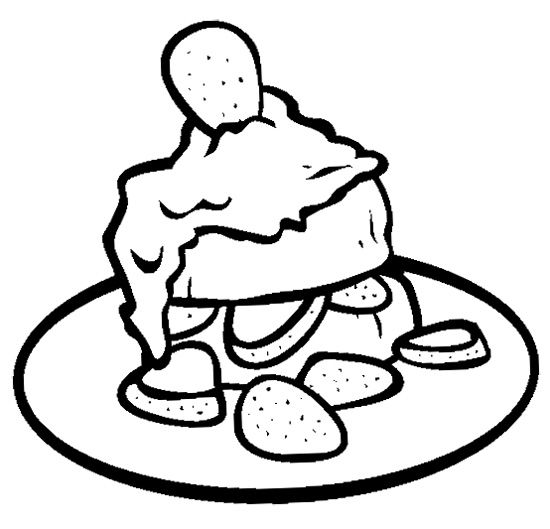 550x529 Strawberry Chocolate Chip Cookie Coloring Page Cookie