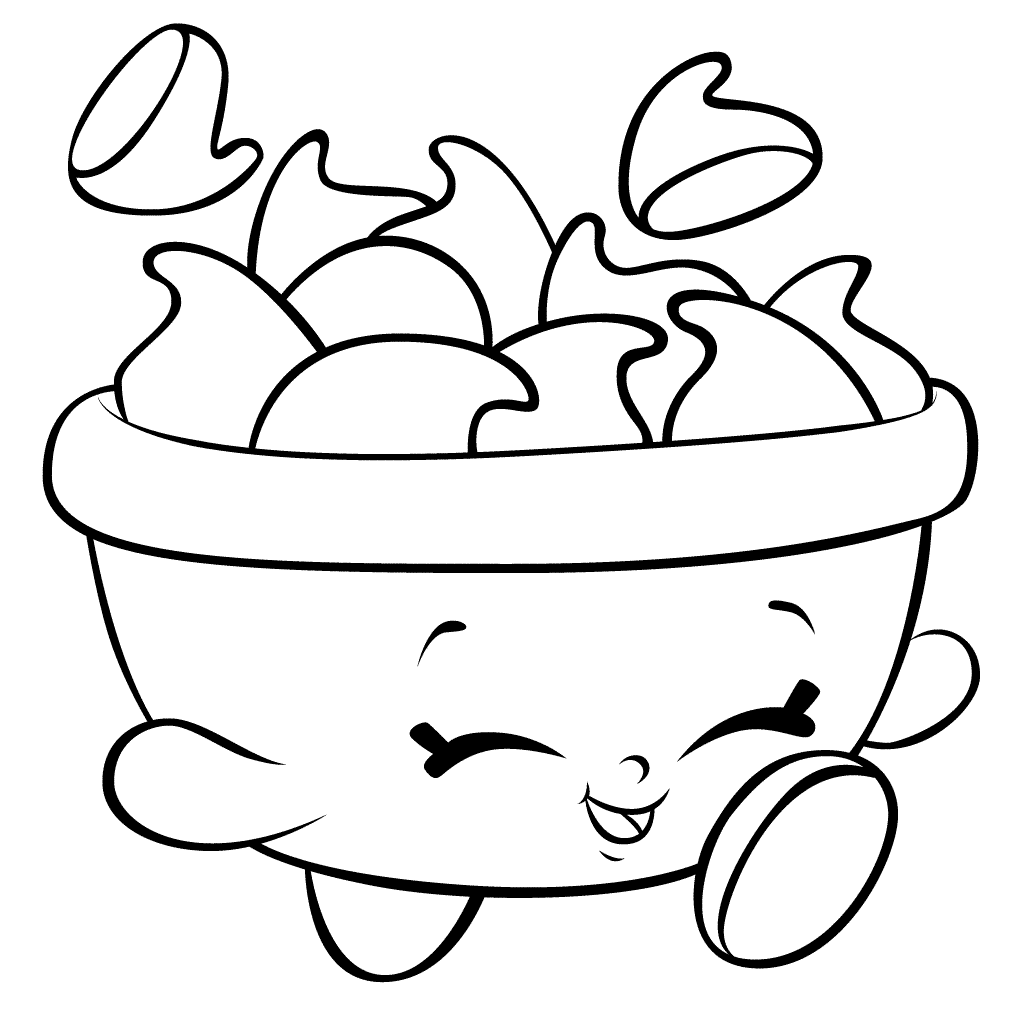 1024x1024 Chocolate Chips From Season Shopkins Coloring Page