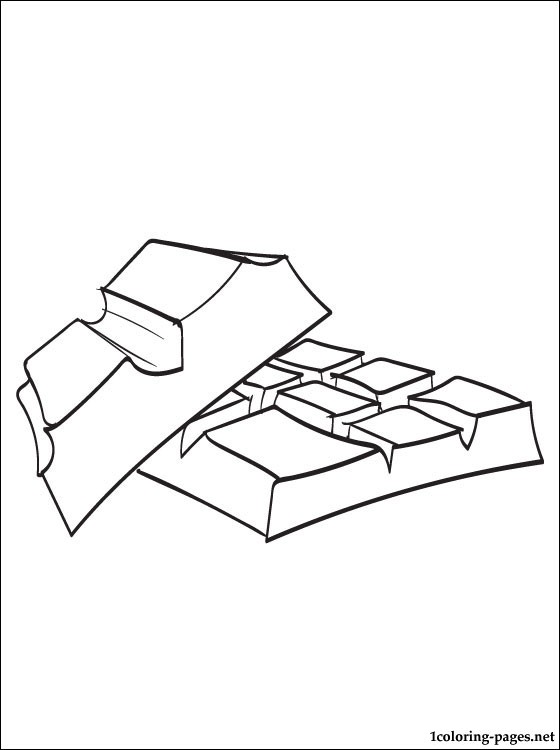 560x750 Chocolate Coloring Page Coloring Pages