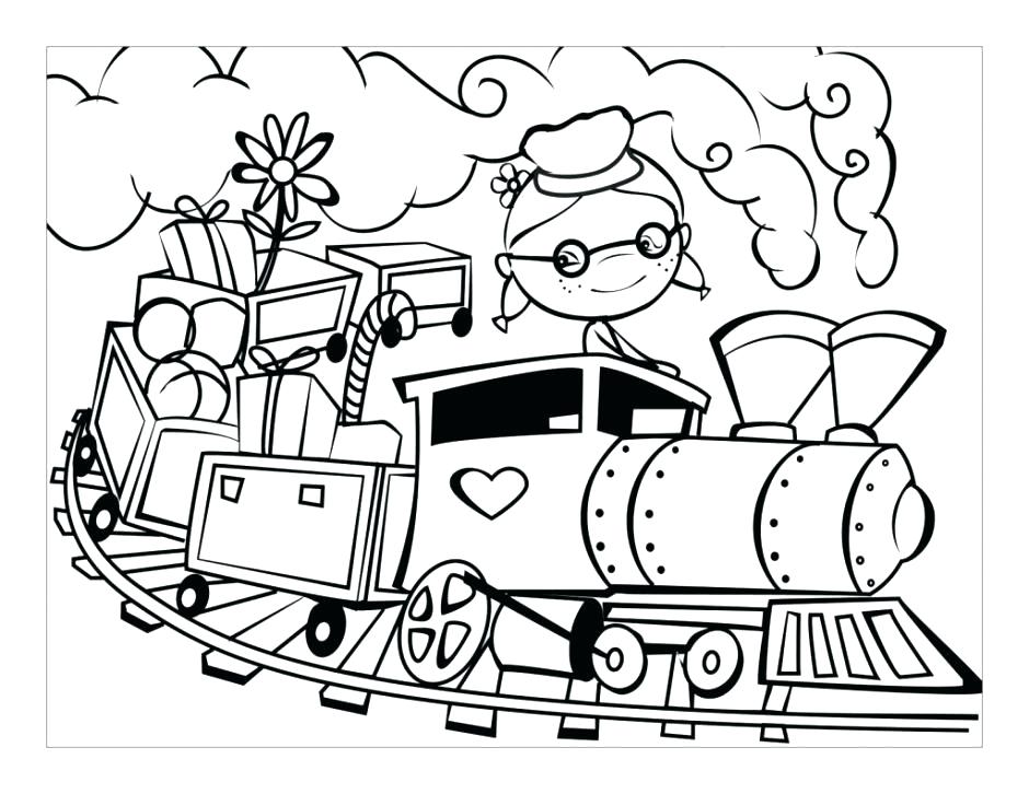 940x726 Choo Train Coloring Sheets Pages Best Sister Ever