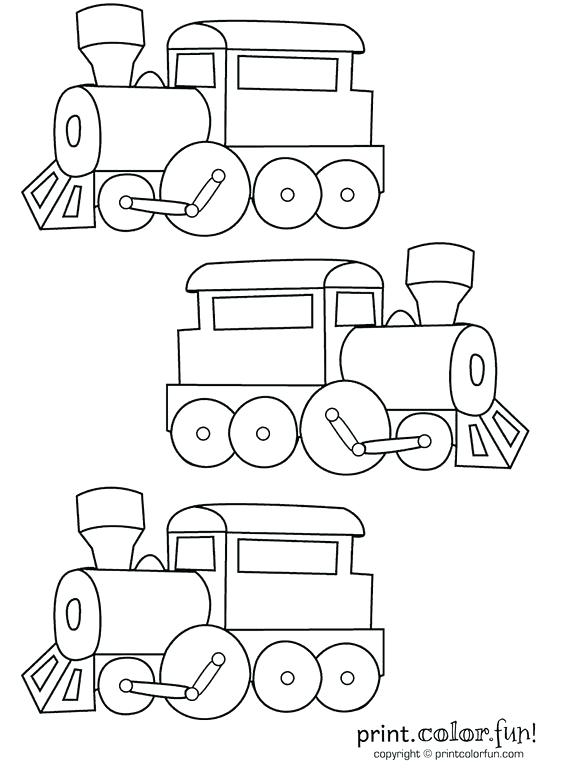 564x775 Choo Choo Train Coloring Pages