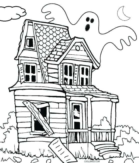 556x652 Coloring Pages House Free Printable House Coloring Pages For Kids