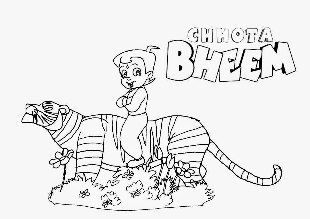 1200x848 Colour Drawing Free Wallpaper Pogo Cartoon Chota Bheem Coloring