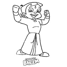 230x230 Top Free Printable Chota Bheem Coloring Pages Online
