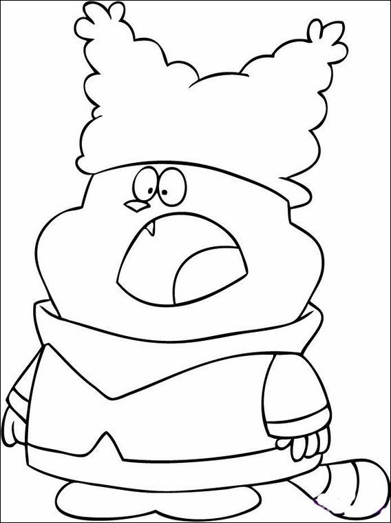 568x758 Chowder Coloring Pages Mina Trash Bins Ideas