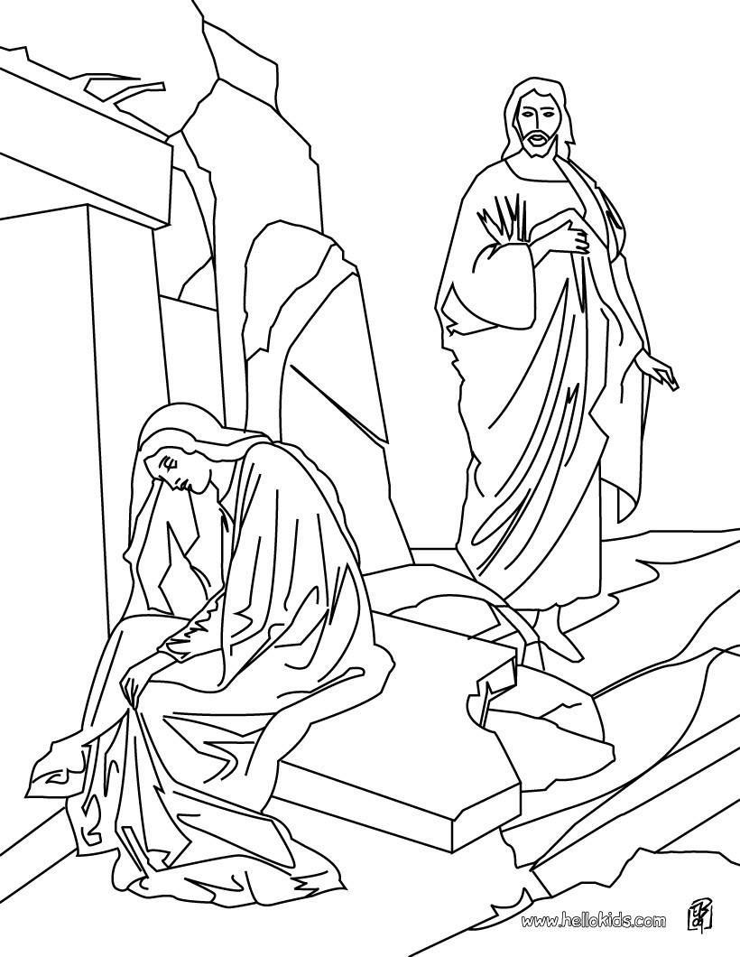 820x1060 Coloring Page Jesus Has Risen Fresh Resurrection Of Christ For He