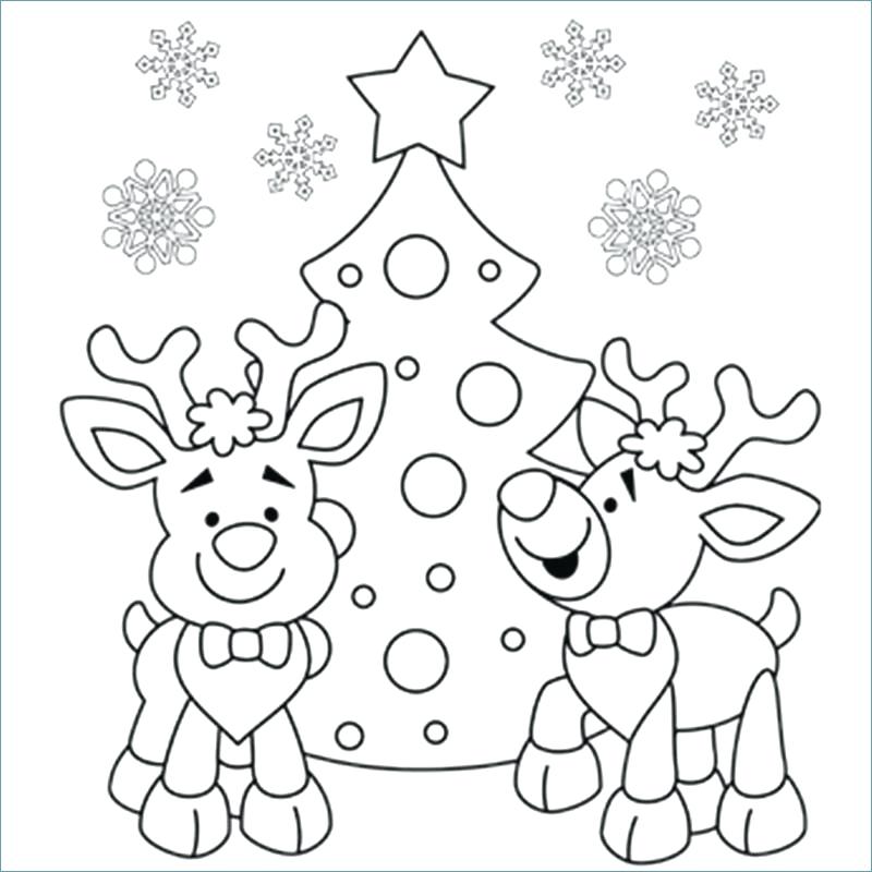 800x800 Christmas Coloring Pages Printables