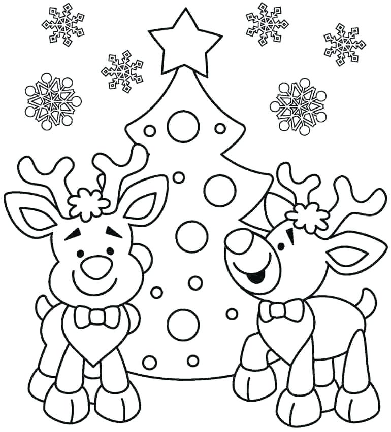 770x852 Christmas Colouring Sheets For Children