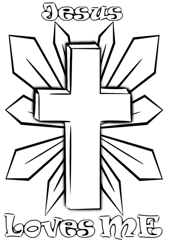 600x848 Religious Easter Coloring Pages