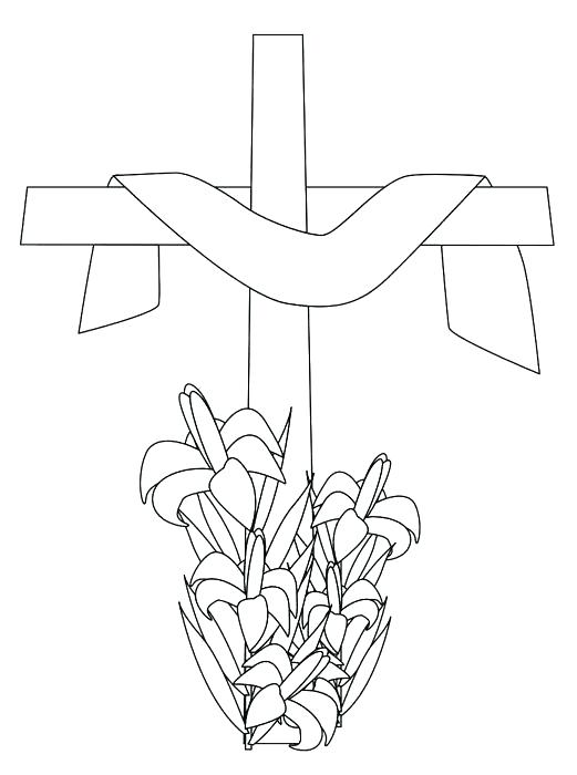 521x700 Cross Coloring Sheet