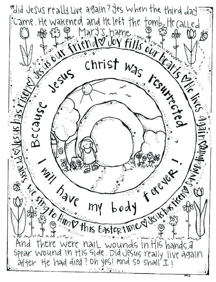 736x959 Religious Easter Coloring Pages For Professional