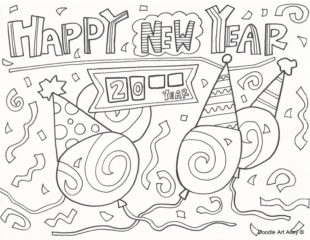 1035x800 Christian Happy New Year Coloring Pages Gobel Page