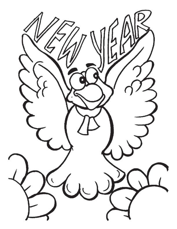 612x792 Best New Years Images On Coloring Pages, Coloring