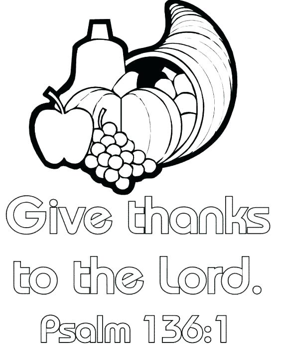 564x719 Preschool Thanksgiving Coloring Pages Printable Bible On Coloring