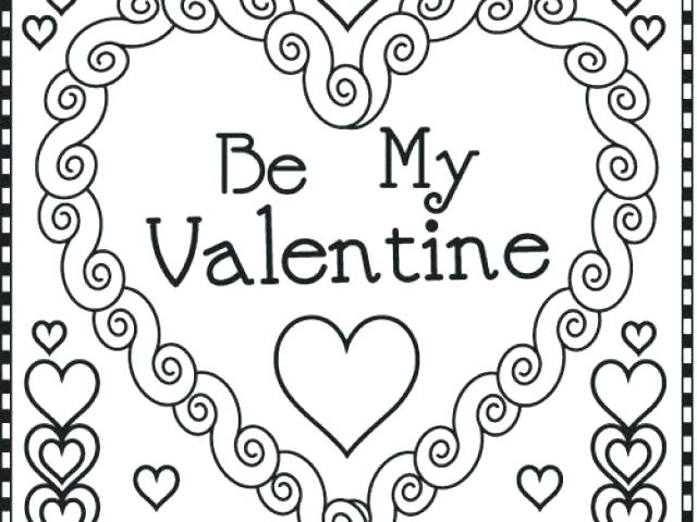640x480 Valentine Coloring Pages Free Printable Coloring Valentines Cards