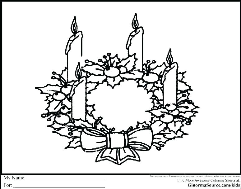 775x610 Christmas Wreath Coloring Pages Free Printable Wreath Coloring