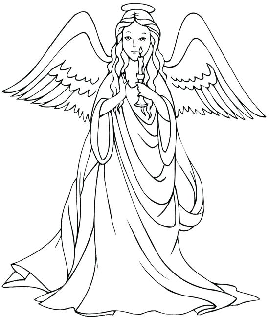 550x652 Christmas Angel Coloring Page Pics Of Beautiful Angel Coloring
