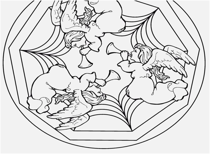 827x609 Stock Angel Coloring Pages For Adults Awesome