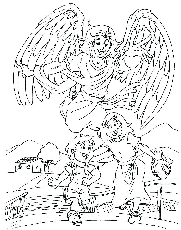 764x974 Christmas Angel Coloring Pictures Printable Coloring Free Angel
