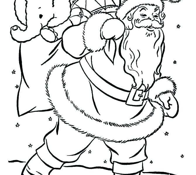 670x600 Christmas Animal Coloring Pages