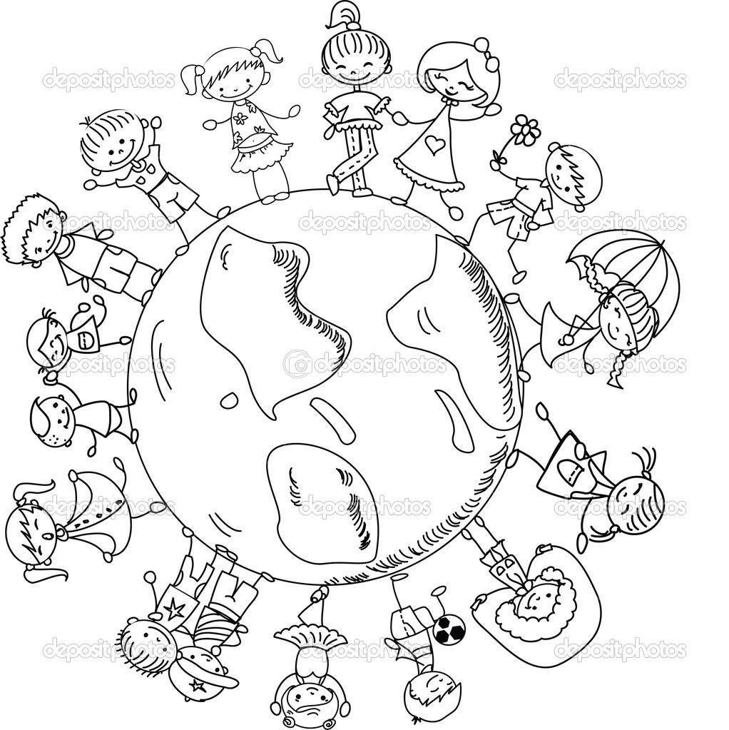 1022x1023 Around The World Coloring Pages Around The World Coloring Pages