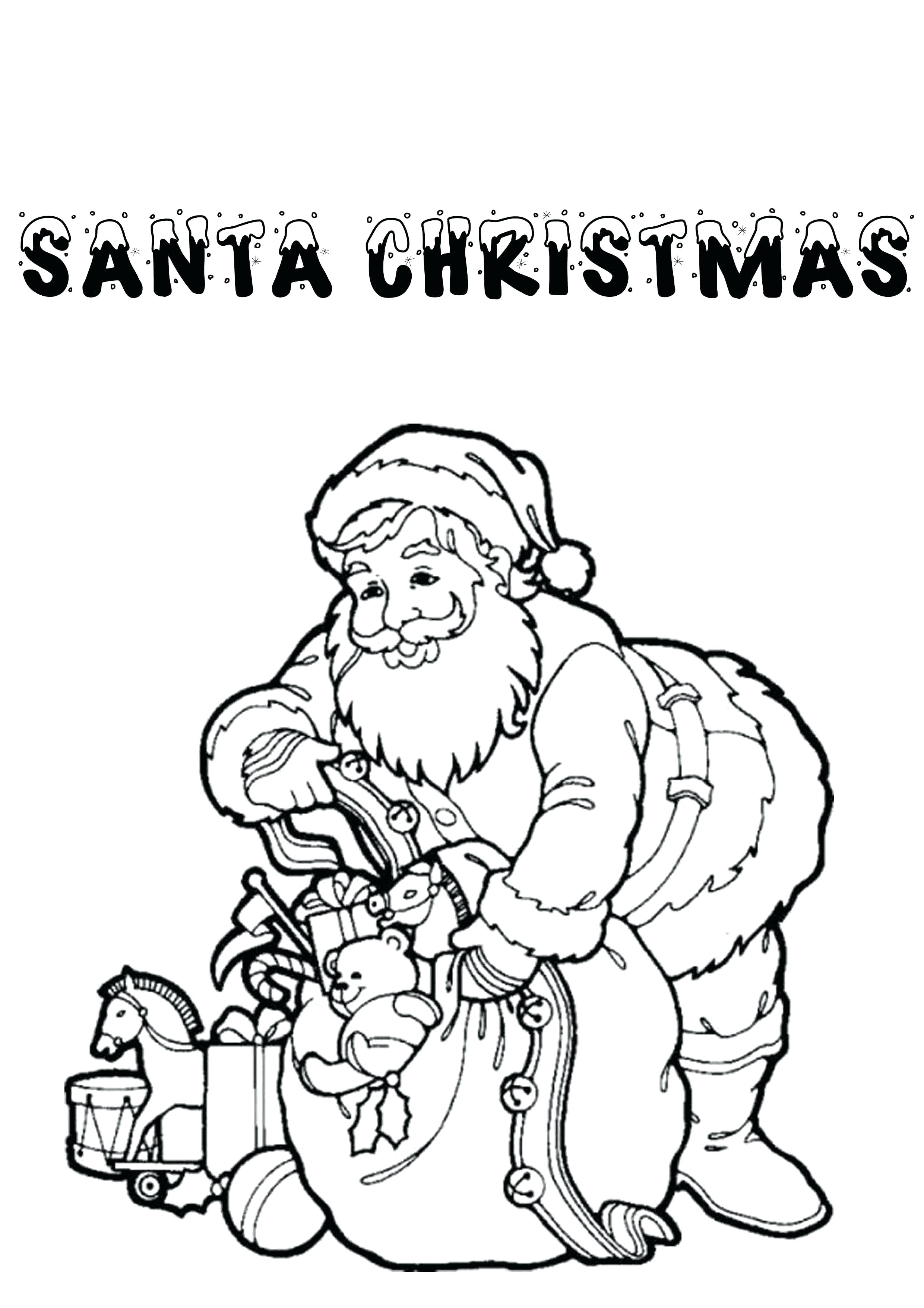 2480x3508 Inspiration Santa Christmas Around The World Coloring Pages