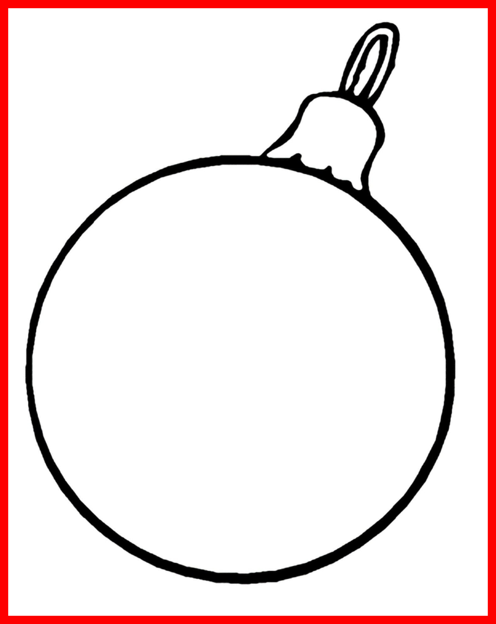 Christmas Ball Coloring Page at GetDrawings | Free download