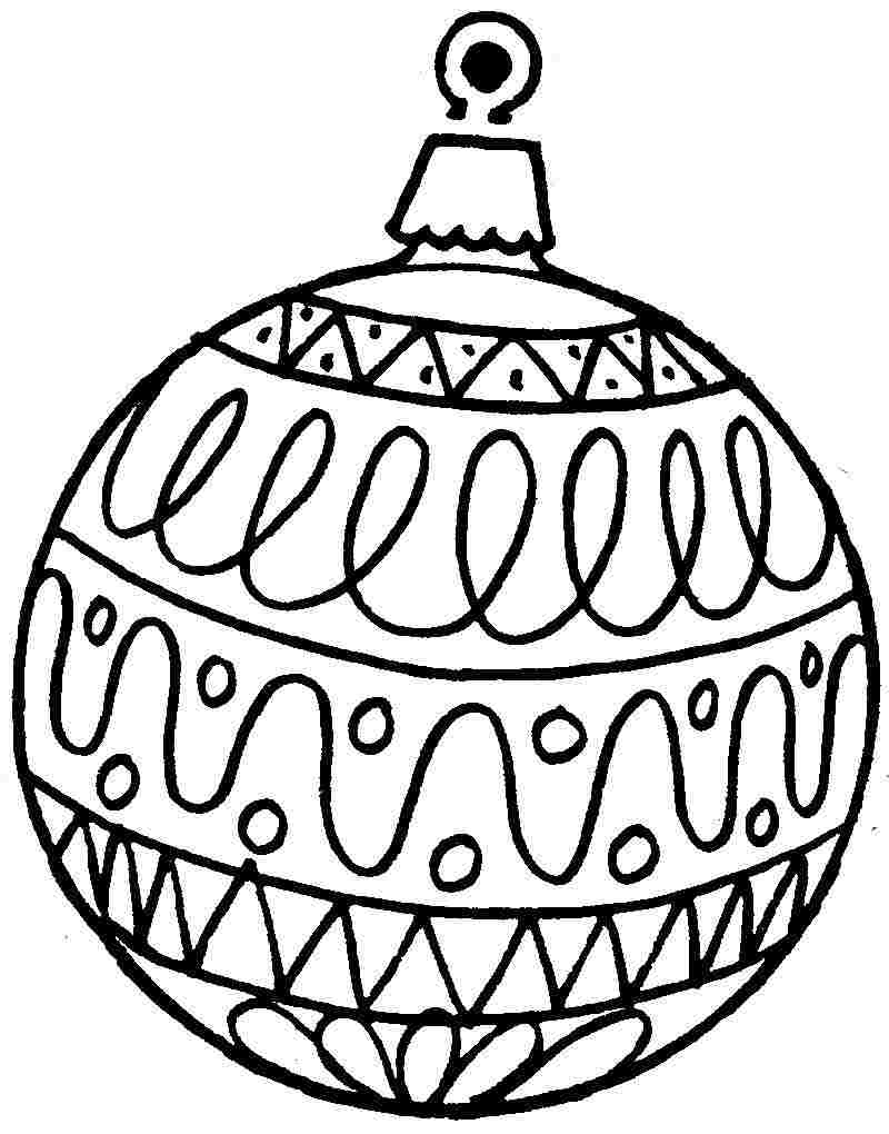 Christmas Ball Ornaments Coloring Pages at GetDrawings | Free download