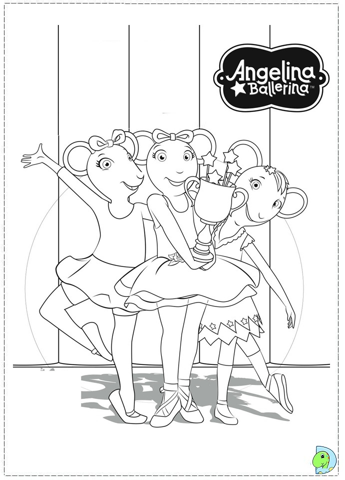 691x960 Angelina Ballerina Coloring Pages To Download And Print For Free