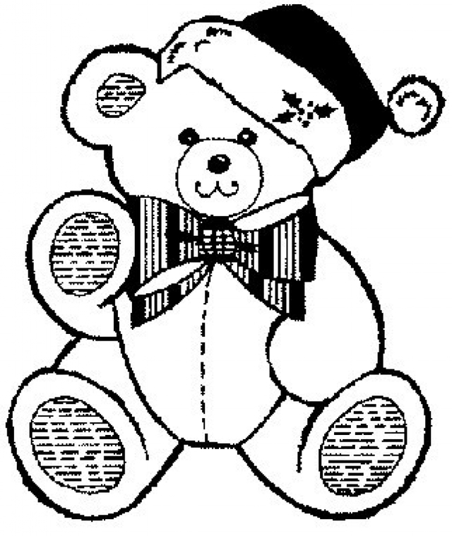 640x759 Christmas Teddy Bear Coloring Pages Christmas Teddy Bear Coloring