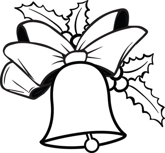700x648 Christmas Bells Coloring Pages