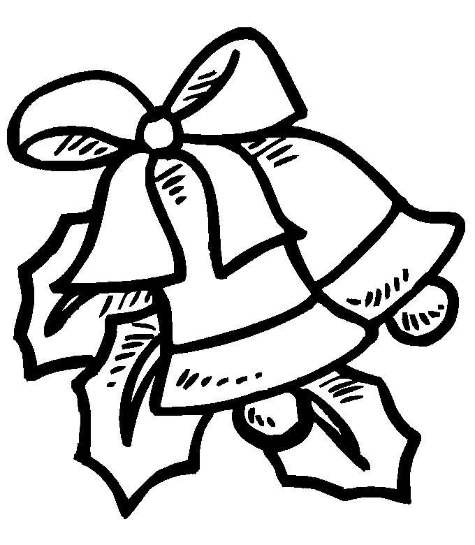 680x780 Christmas Bells Coloring Page