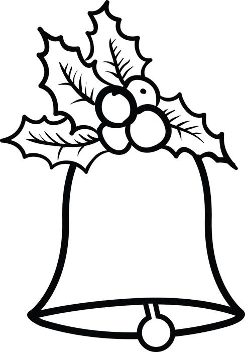 488x700 Christmas Coloring Pages Bells Free Printable Christmas Bells