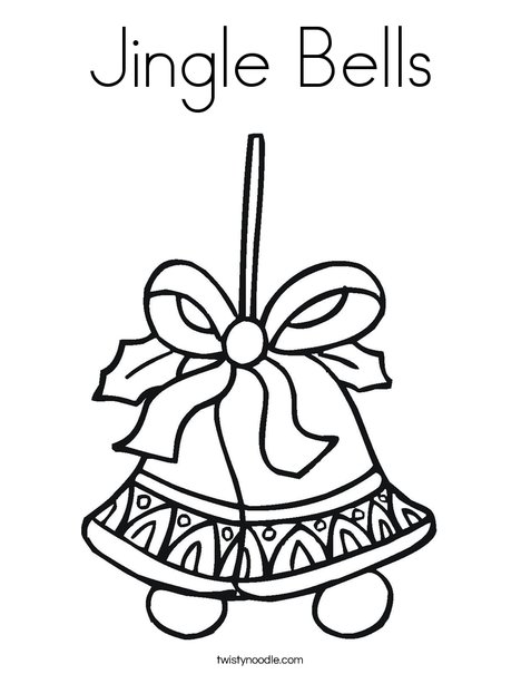 468x605 Jingle Bells Coloring Page