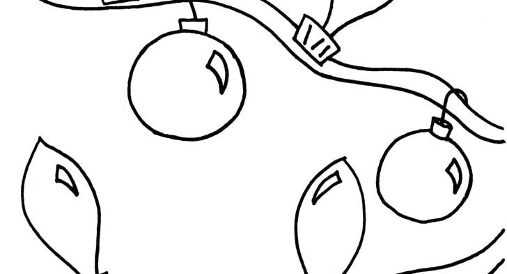 728x393 Christmas Lights Coloring Page Printable Light Bulb Coloring Page