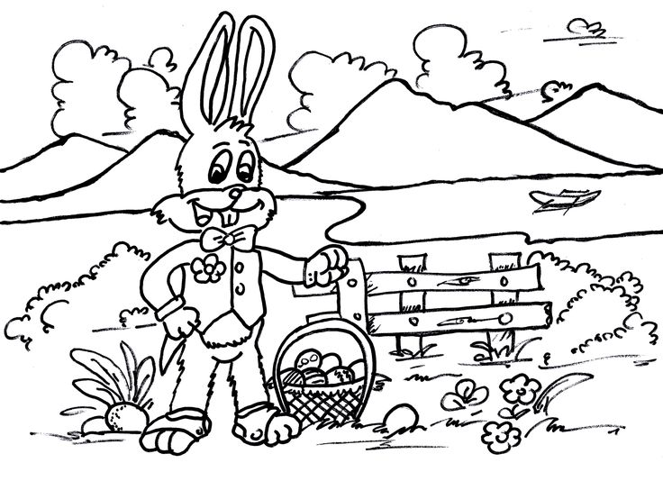 736x534 Best Easter Coloring Pages Images On Easter