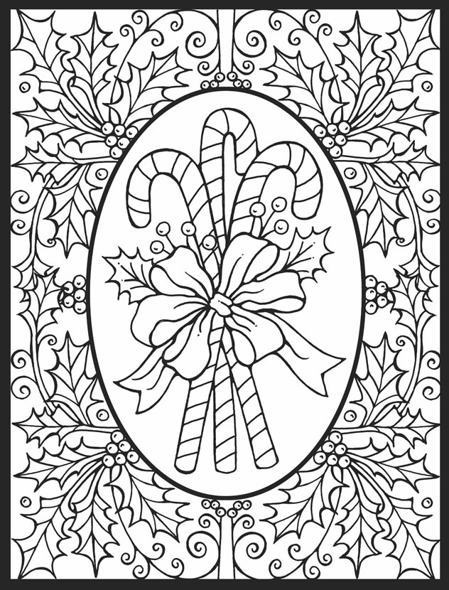632x830 Christmas Candy Canes Coloring Pages Many Interesting Cliparts