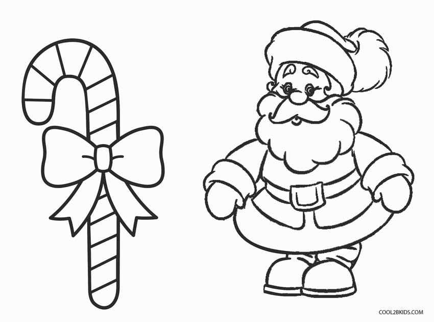850x630 Free Printable Candy Cane Coloring Pages For Kids