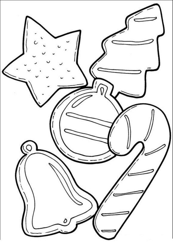 580x812 Christmas Candy Coloring Pages