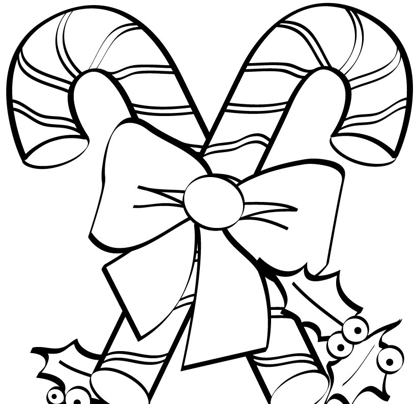 Christmas Candy Coloring Pages at GetDrawings | Free download