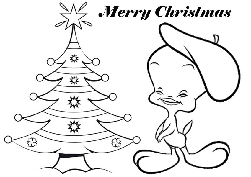 850x600 Christmas Card Printable Coloring Pages Merry Christmas Happy