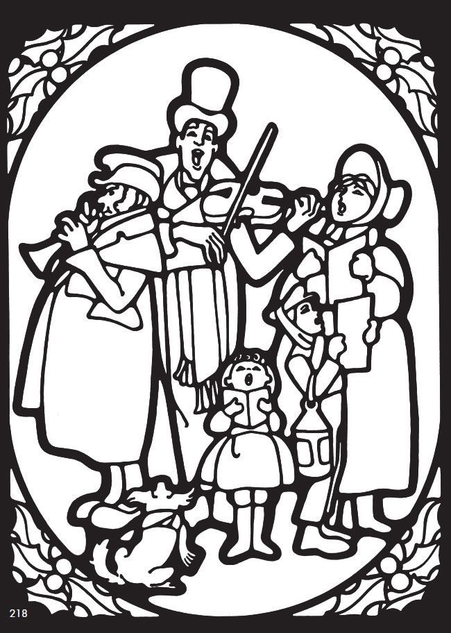 650x912 Christmas Carol Coloring Pages
