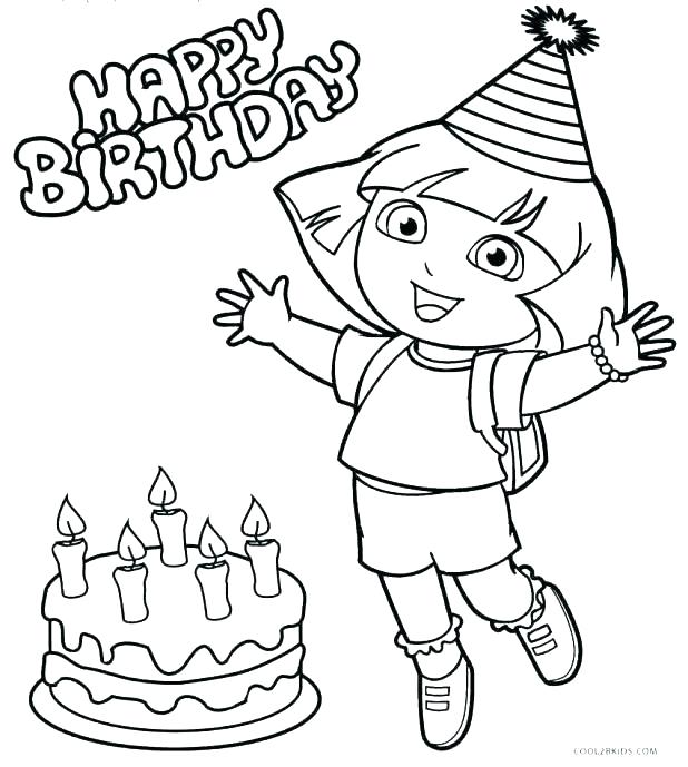 618x689 Dora Christmas Coloring Pages Coloring Pages Birthday Coloring