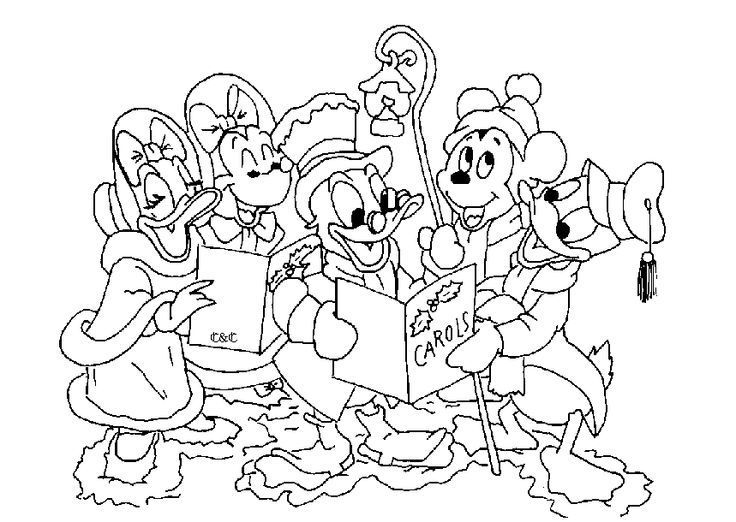 736x522 Magnificent Christmas Carol Coloring Pages Photo