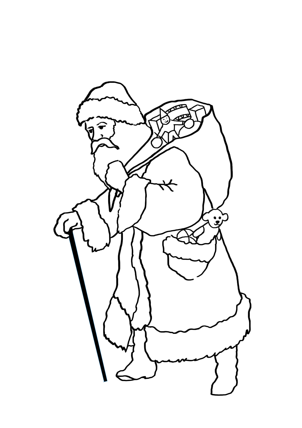 1240x1754 Christmas Coloring Pages