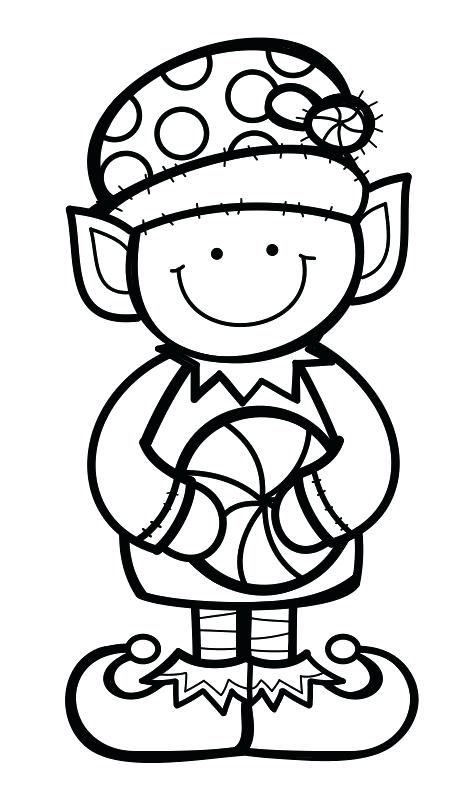 459x788 Elf Para Colorear Preschool Christmas Early Education Digi Stamps