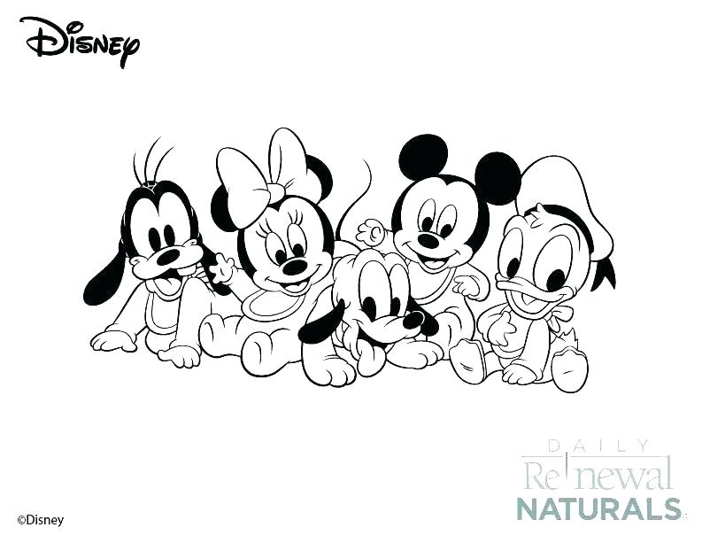 793x613 Mickey Mouse Christmas Coloring Pages Free Print